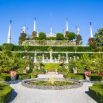 Italienischer Garten des Palastes auf Isola Bella