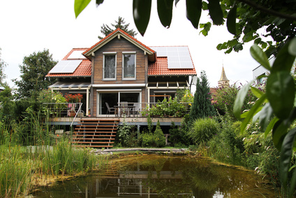 Gartenteich in Hausnähe