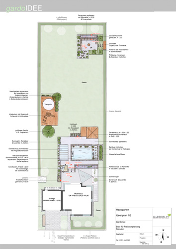 Ideenplan 1 puristischer Garten