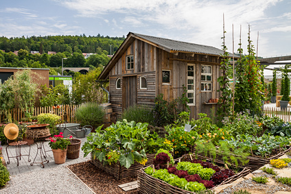 Ein ruhiger Ort, der zum Verweilen und Abschalten anregt - der Bauerngarten.