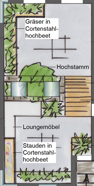 Moderne Dachterrasse Moderne Dachterrasse