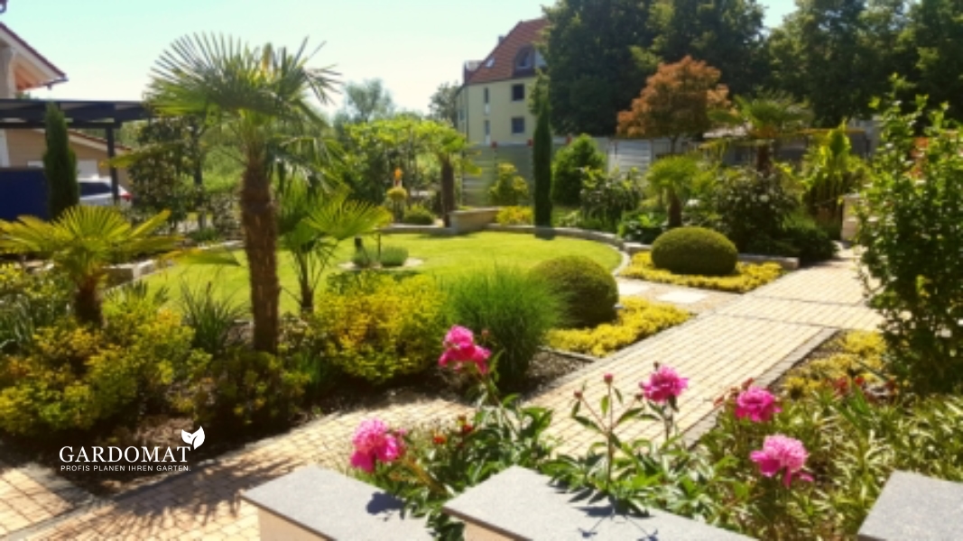 Gartengestaltung im mediterranen-modernen Stil