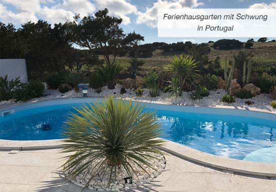 Mediterraner Garten mit Pool
