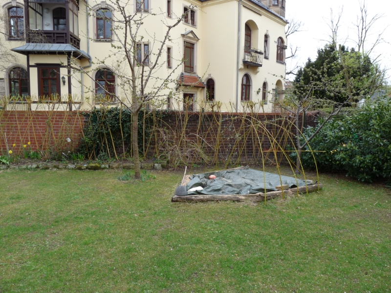 Hausgarten im natürlichen Stil