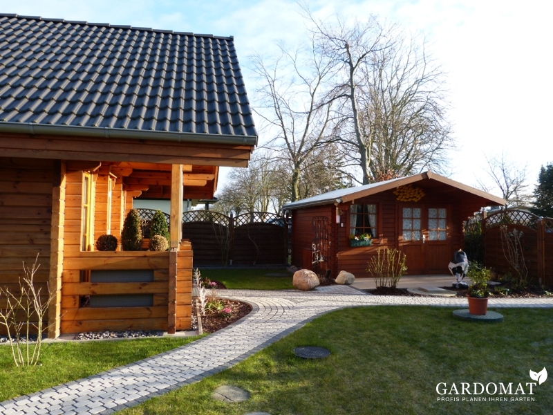 Garten im rustikal-natürlichen Stil