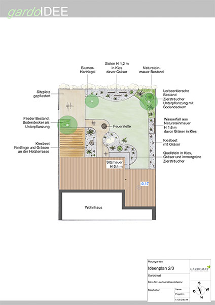 Japanischer Stadtgarten aus Kiesflächen Japanischer Stadtgarten aus Kiesflächen